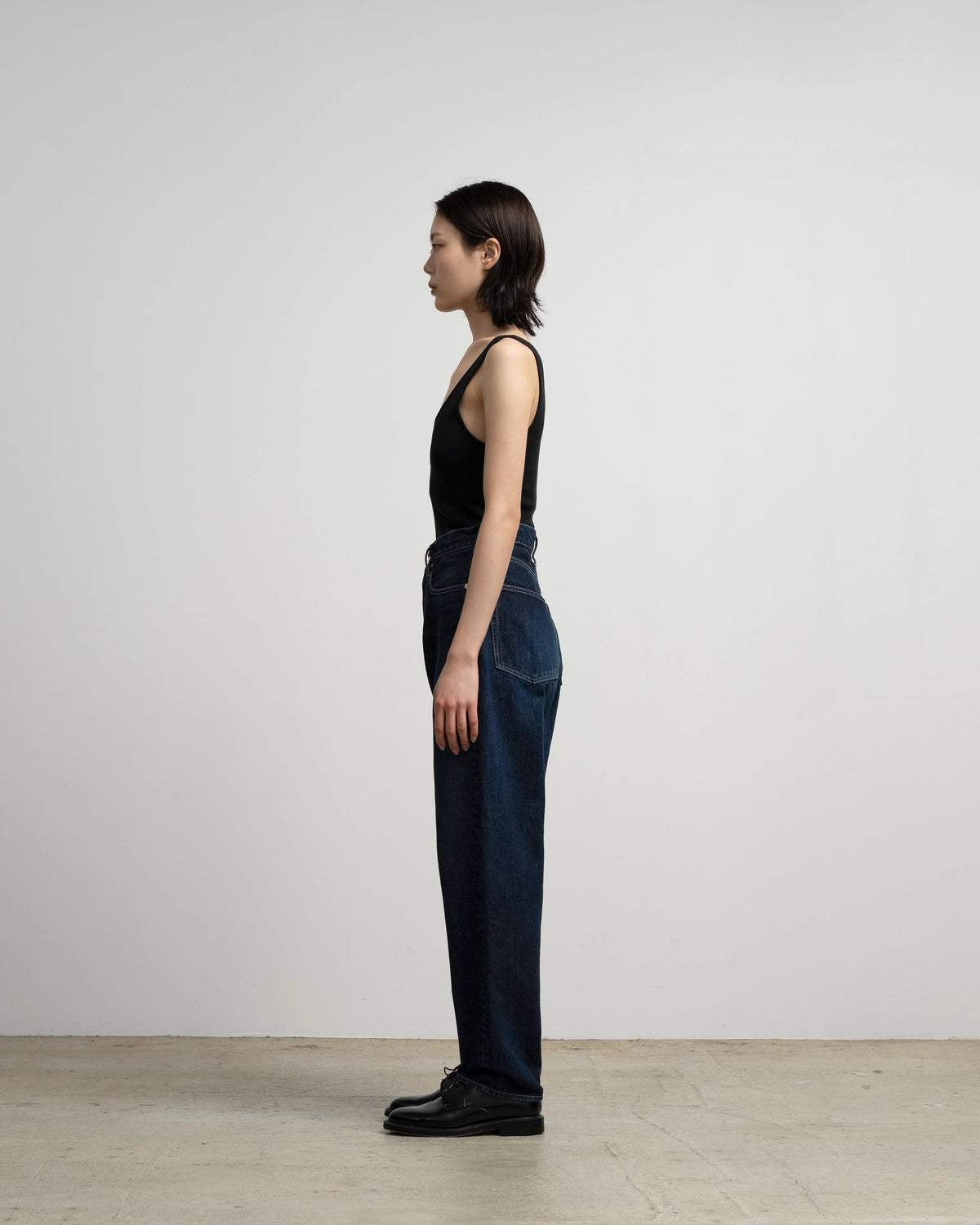 Graphpaper / Selvage Denim Five Pocket Tapered Pants (GU263-40058DB)