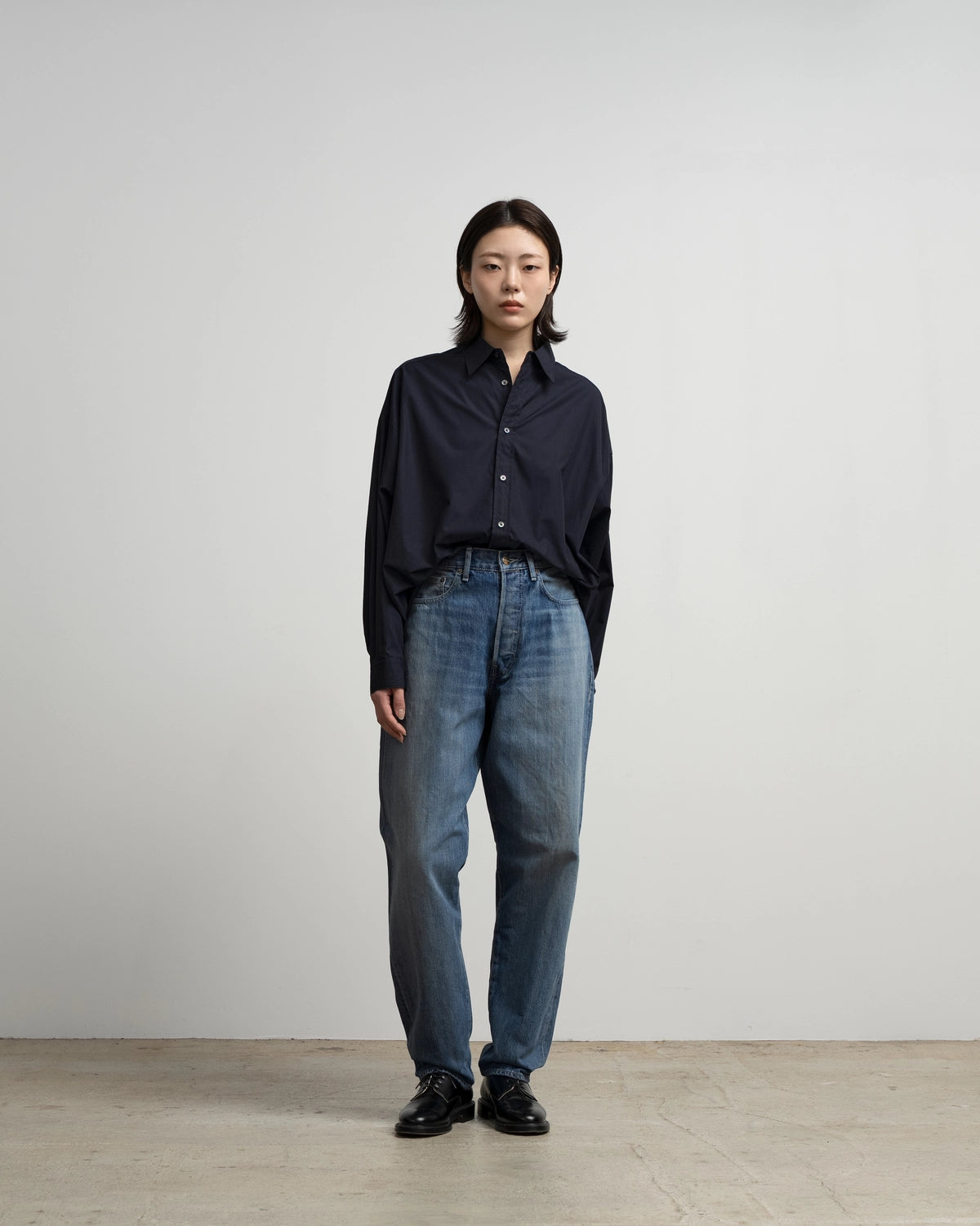 Graphpaper / Selvage Denim Five Pocket Tapered  Pants (GU263-40058LB)