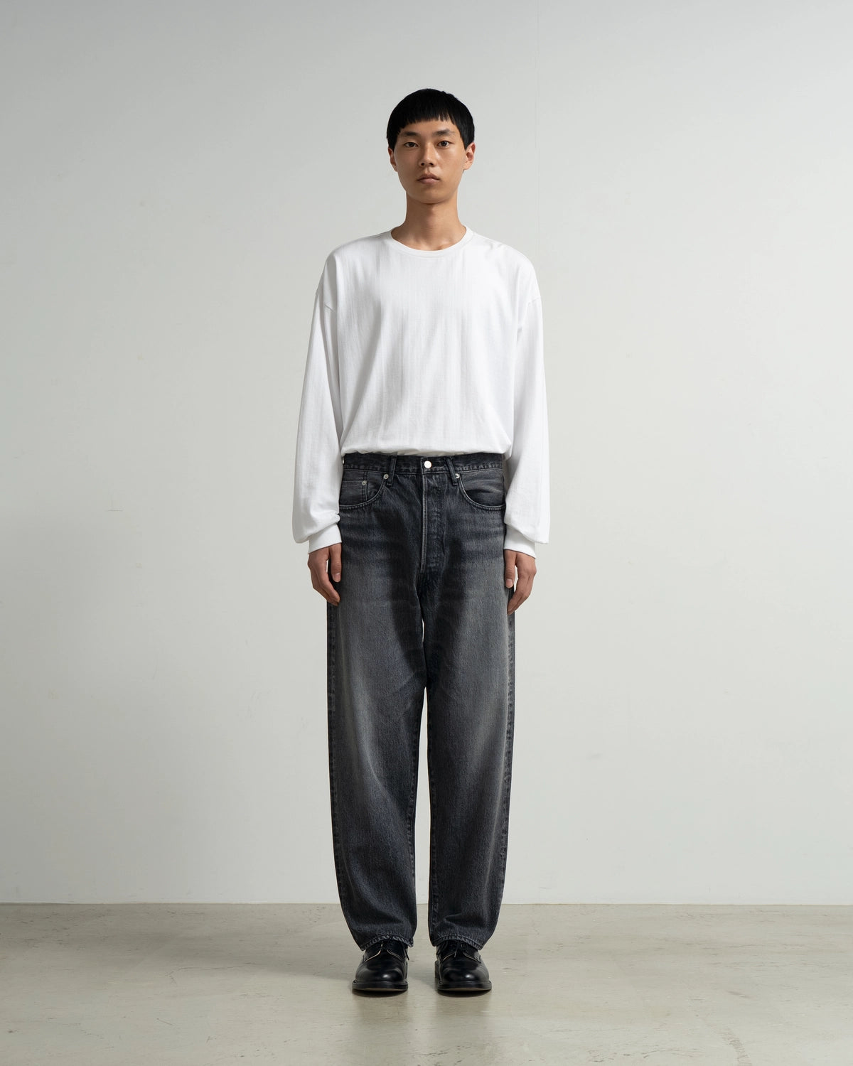 Graphpaper / Selvage Denim Five Pocket Tapered  Pants (GU263-40058LB)