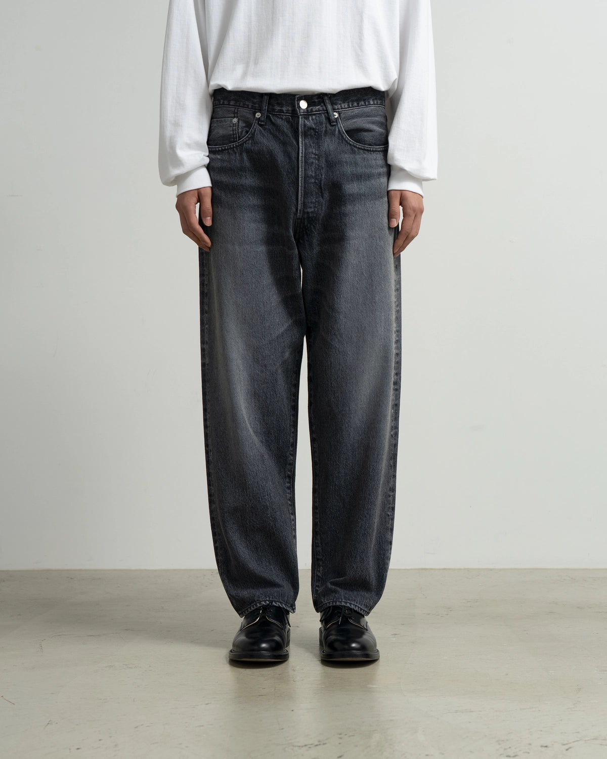 Graphpaper / Selvage Denim Five Pocket Tapered  Pants (GU263-40058LB)