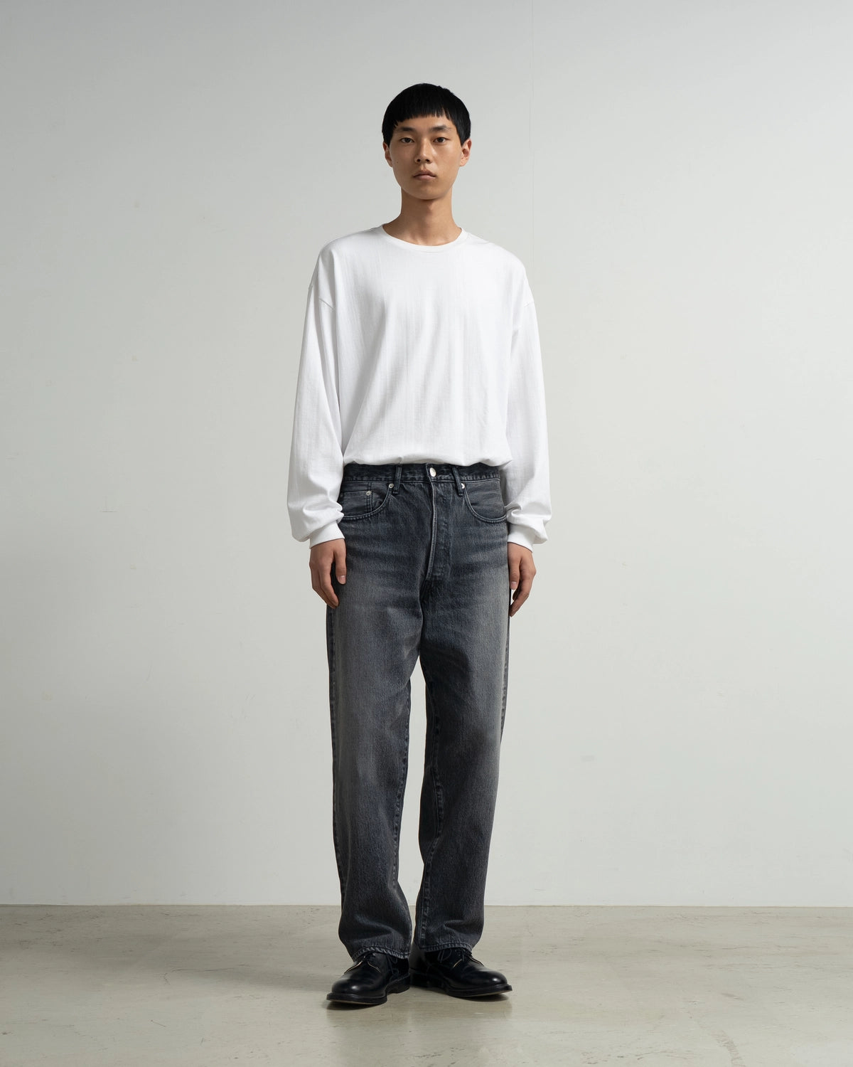 Graphpaper / Selvage Denim Five Pocket Tapered  Pants (GU263-40058LB)