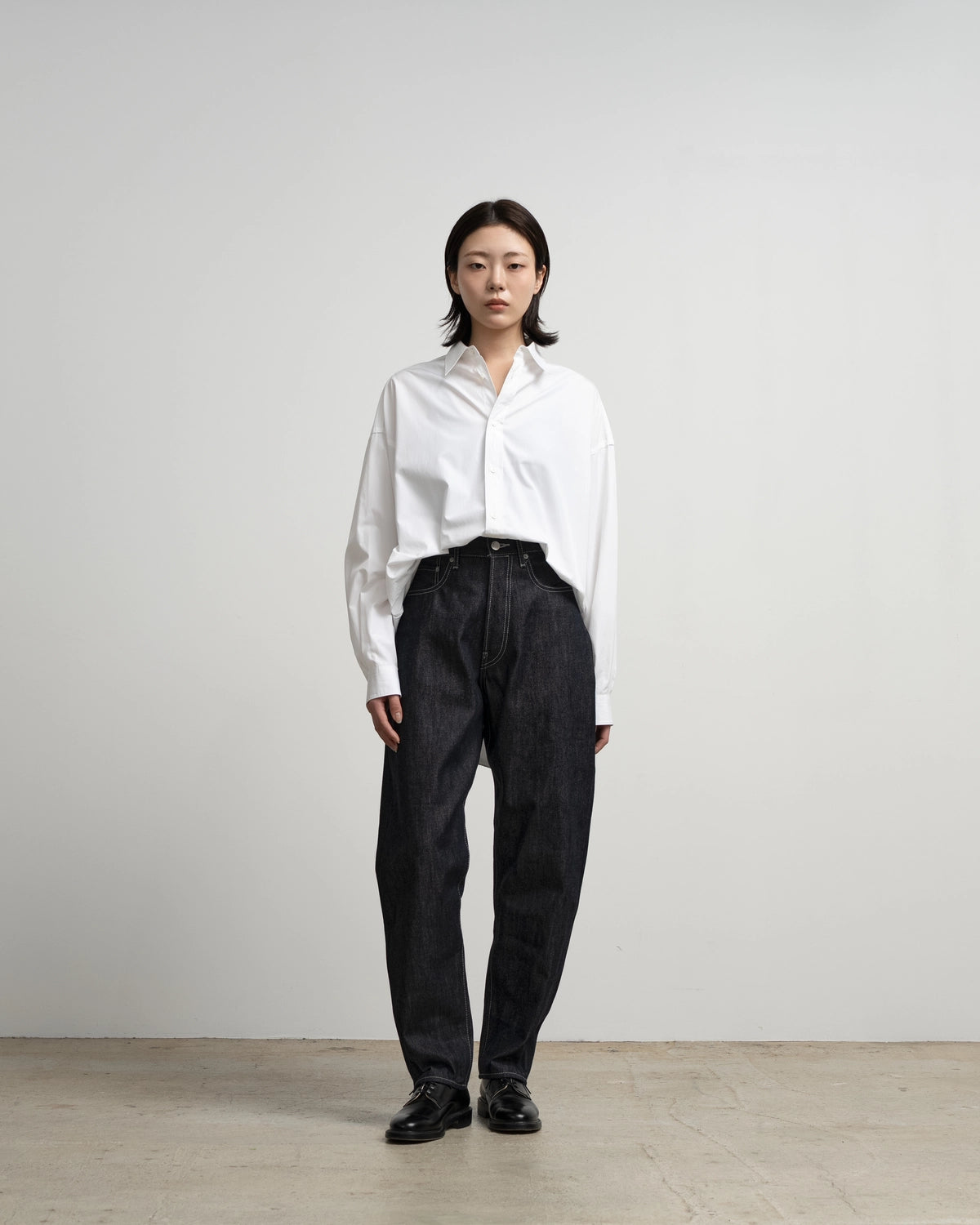Graphpaper / Selvage Denim Five Pocket Tapered Pants (GU263-40058RB)