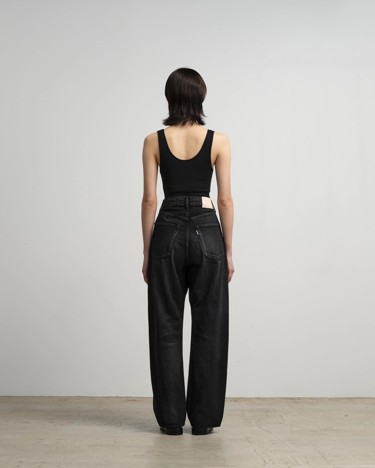 Graphpaper / Selvage Denim Five Pocket Wide Straight Pants (GU263-40059DB)
