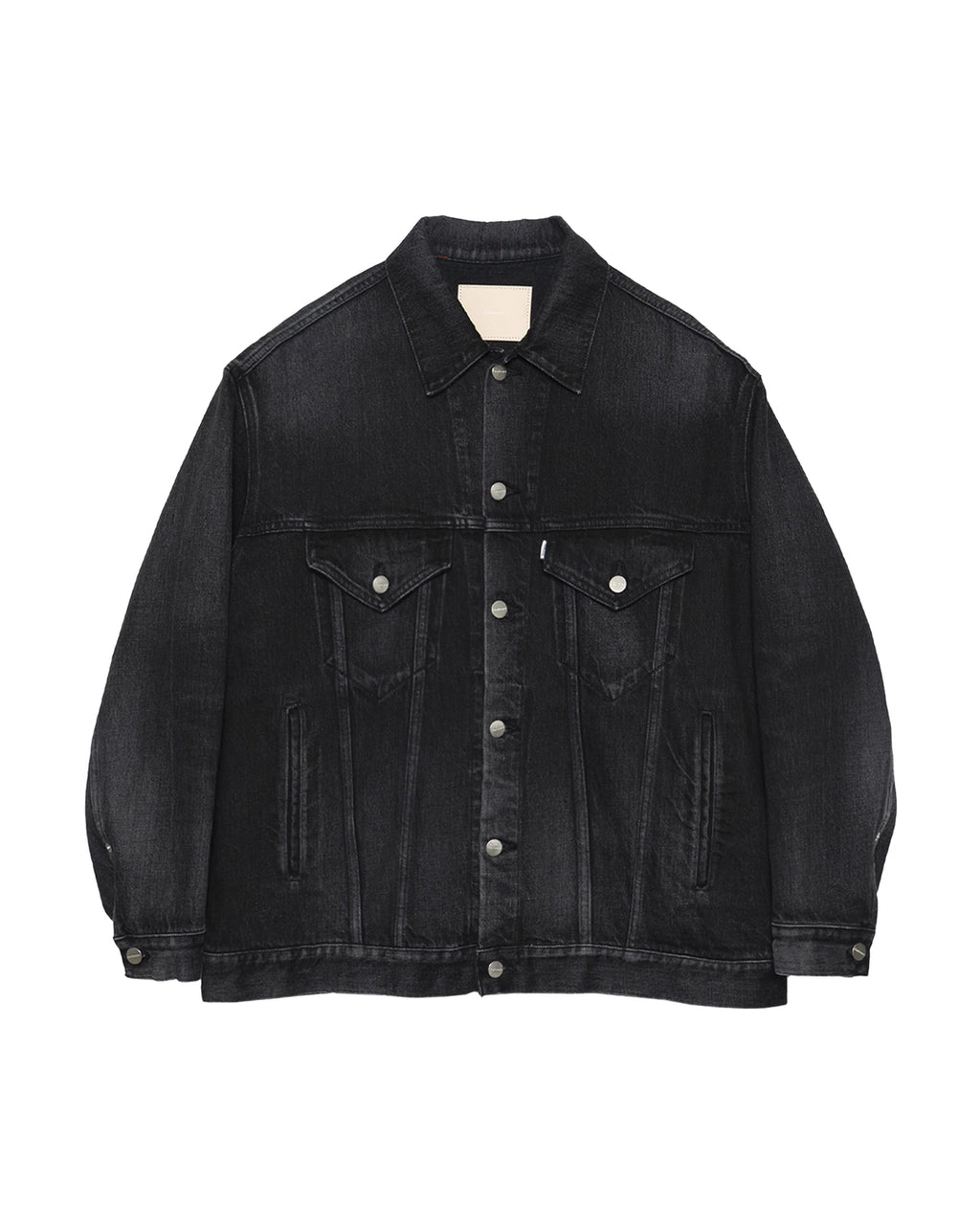 SelvageDenimTruckerJacket_BLAC