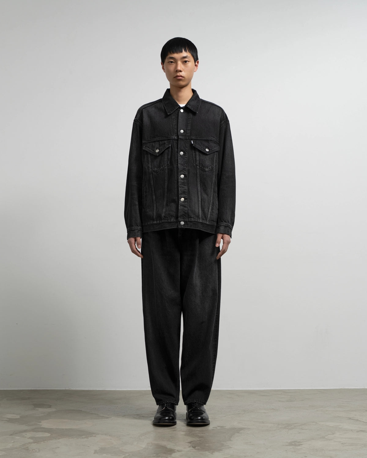 Graphpaper / Selvage Denim Trucker Jacket (GU263-20055DB)