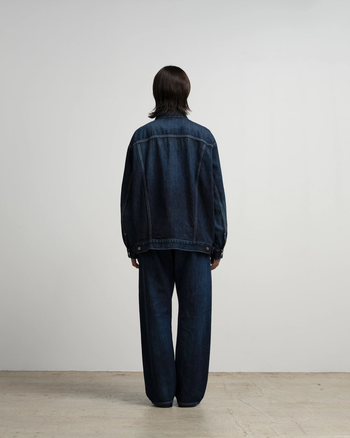 Graphpaper / Selvage Denim Trucker Jacket (GU263-20055DB)