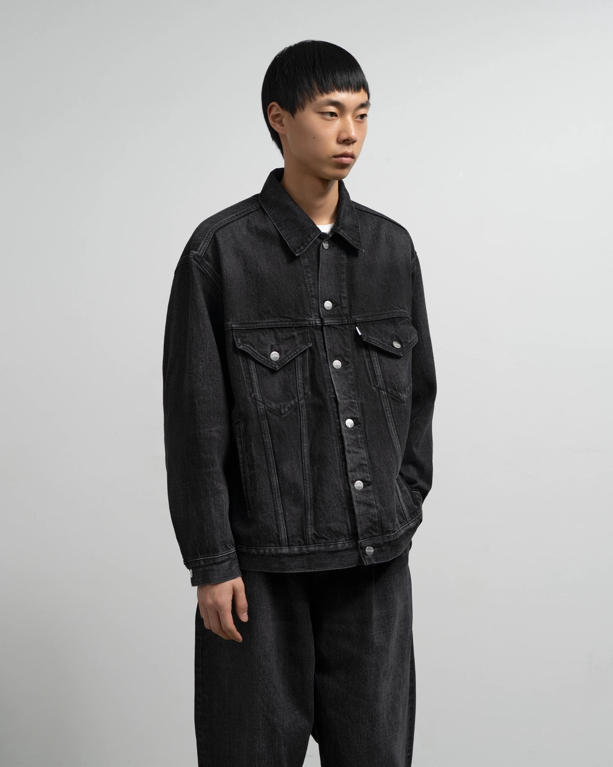 Graphpaper / Selvage Denim Trucker Jacket (GU263-20055DB)