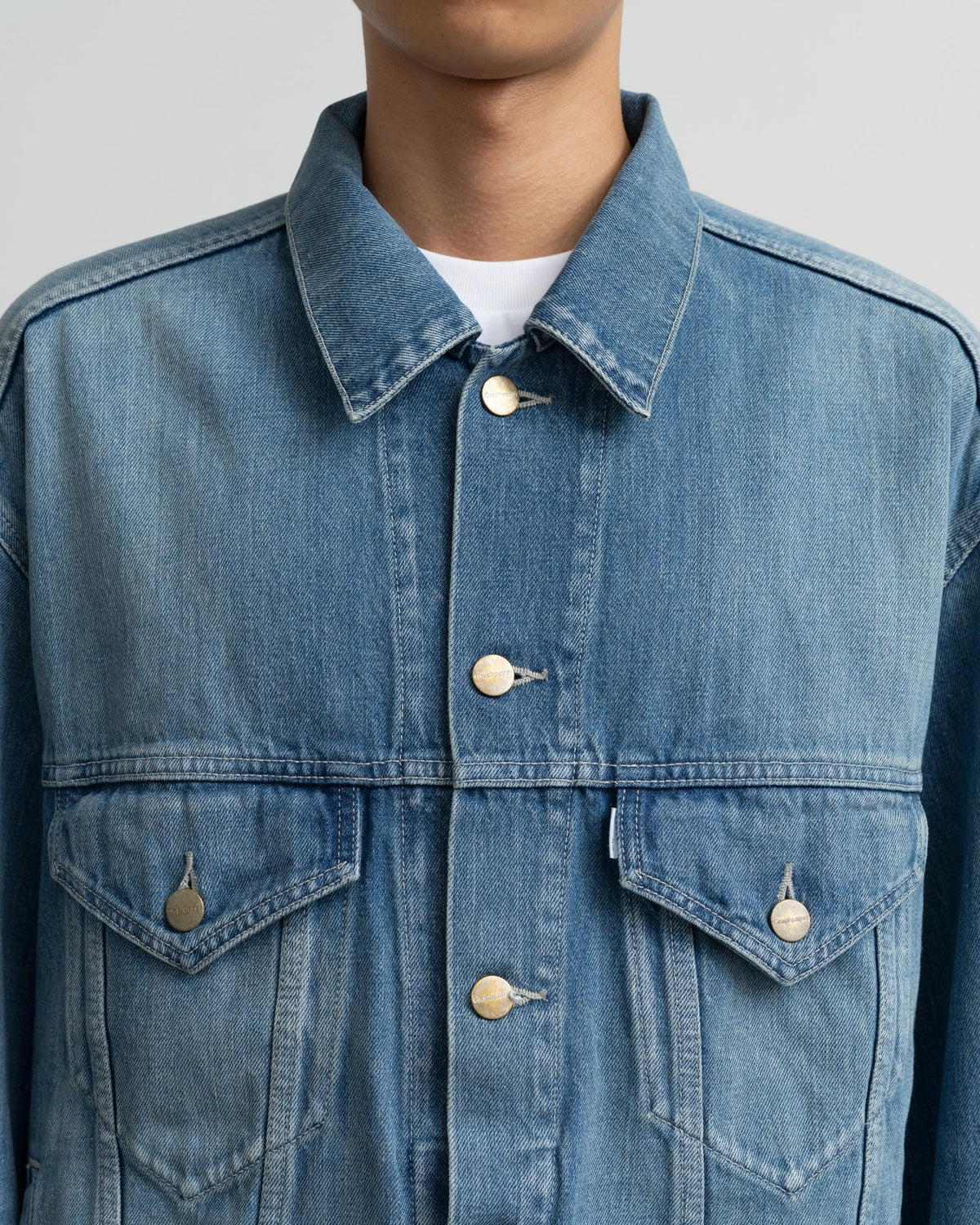 Graphpaper / Selvage Denim Trucker Jacket (GU263-20055LB)