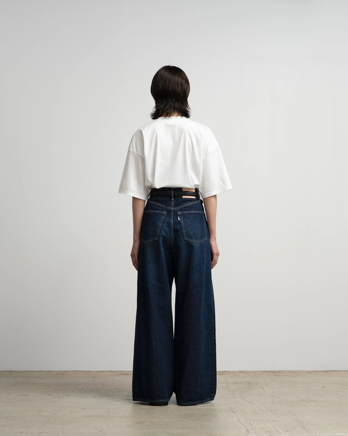 Graphpaper / Selvage Denim Two Tuck Wide Pants (GL263-40062DB)