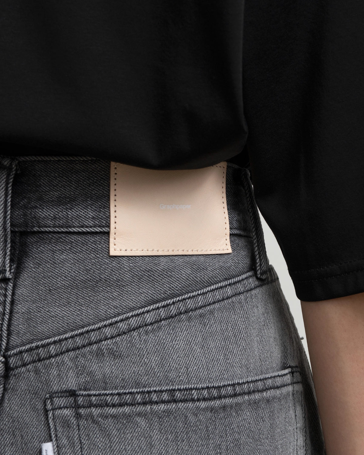 Graphpaper / Selvage Denim Two Tuck Wide Pants (GL263-40062LB)