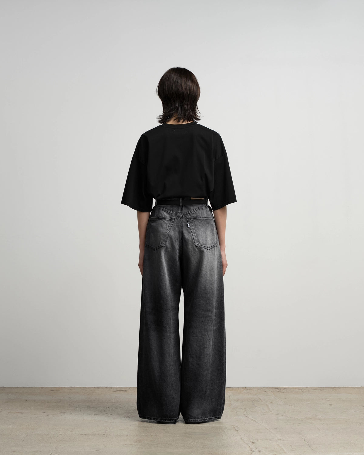Graphpaper / Selvage Denim Two Tuck Wide Pants (GL263-40062LB)