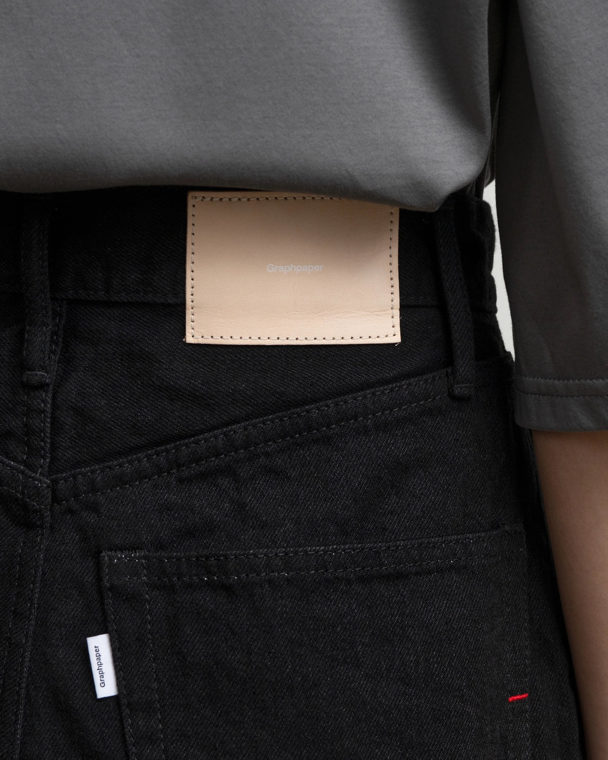 Graphpaper / Selvage Denim Two Tuck Wide Pants (GL263-40062RB)
