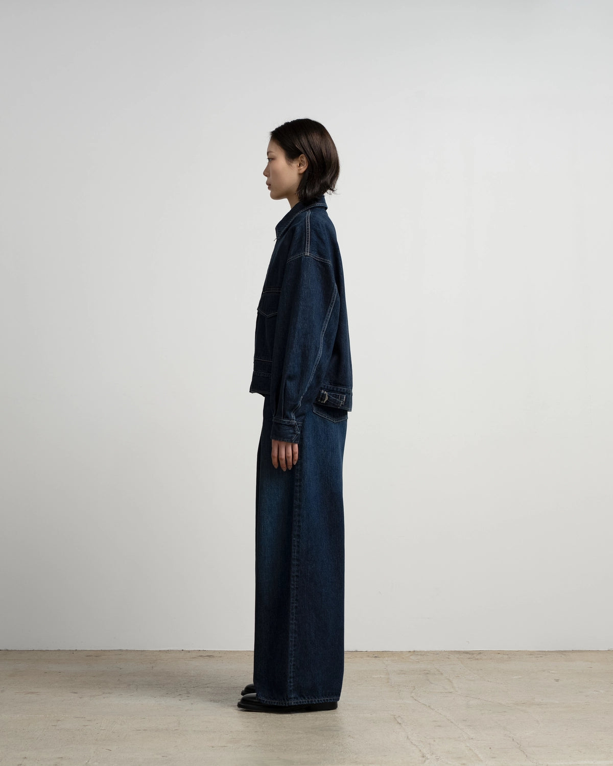 Graphpaper / Selvage Denim Zip Jacket (GU263-20056DB)