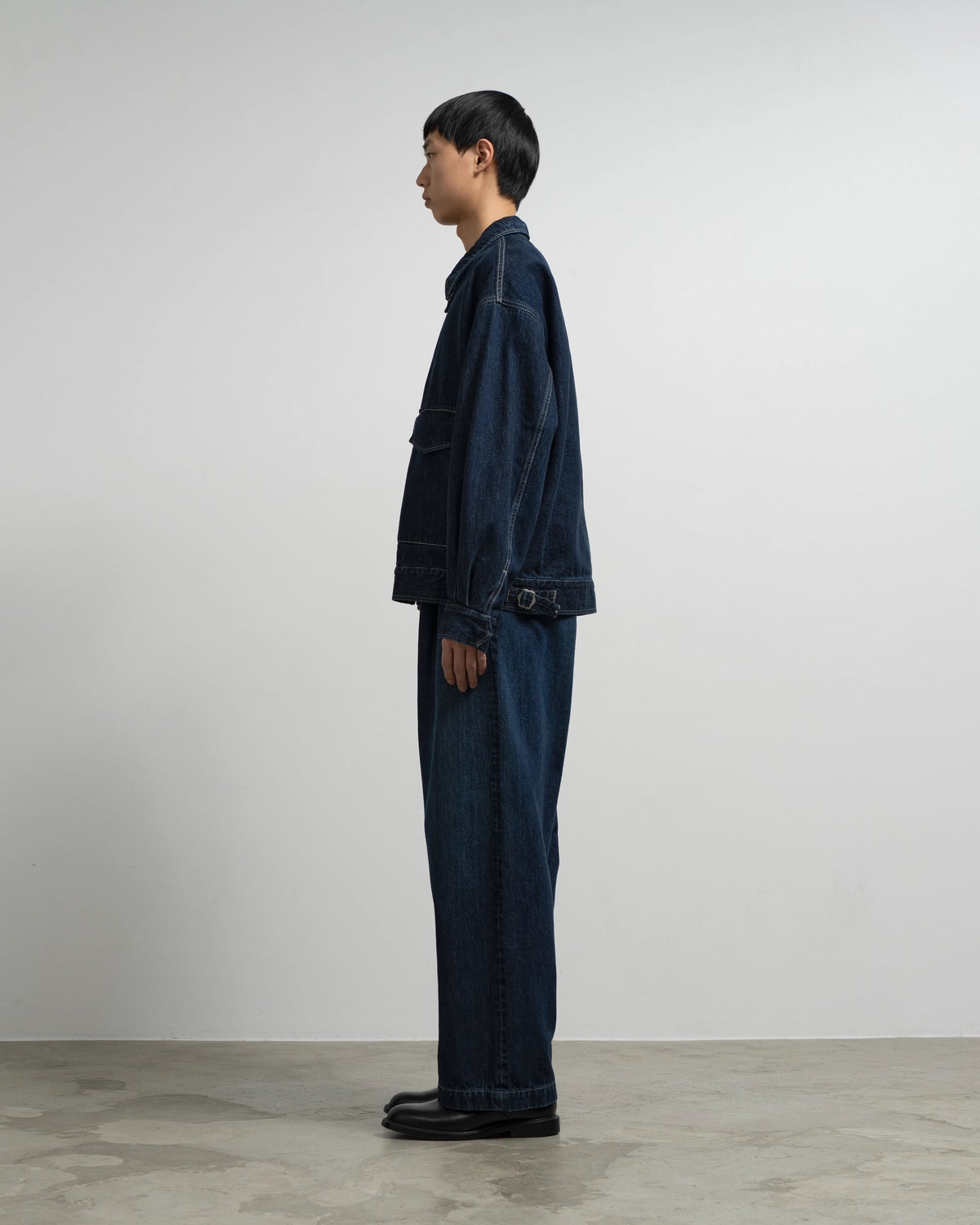 Graphpaper / Selvage Denim Zip Jacket (GU263-20056DB)