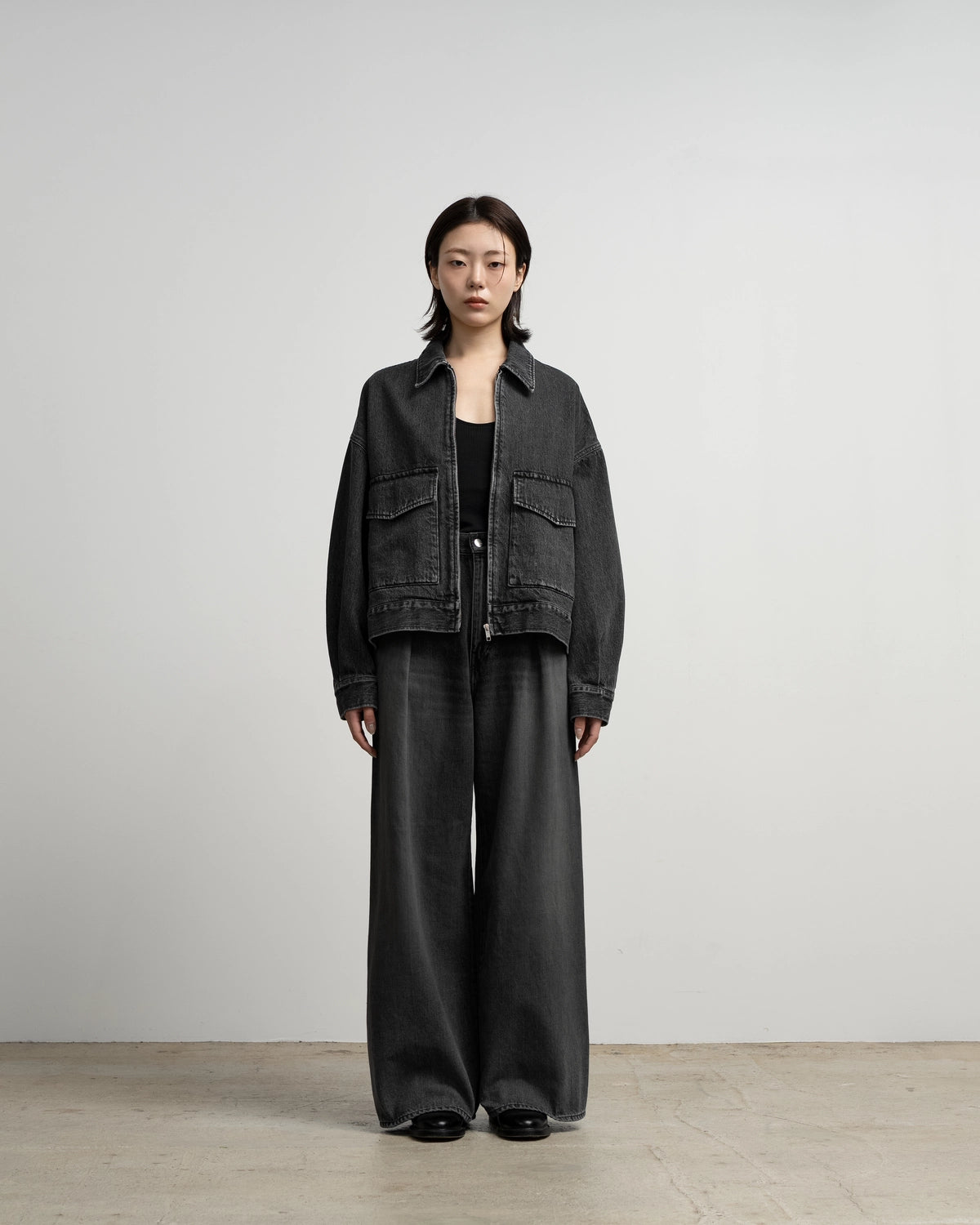 Graphpaper / Selvage Denim Zip Jacket (GU263-20056LB)