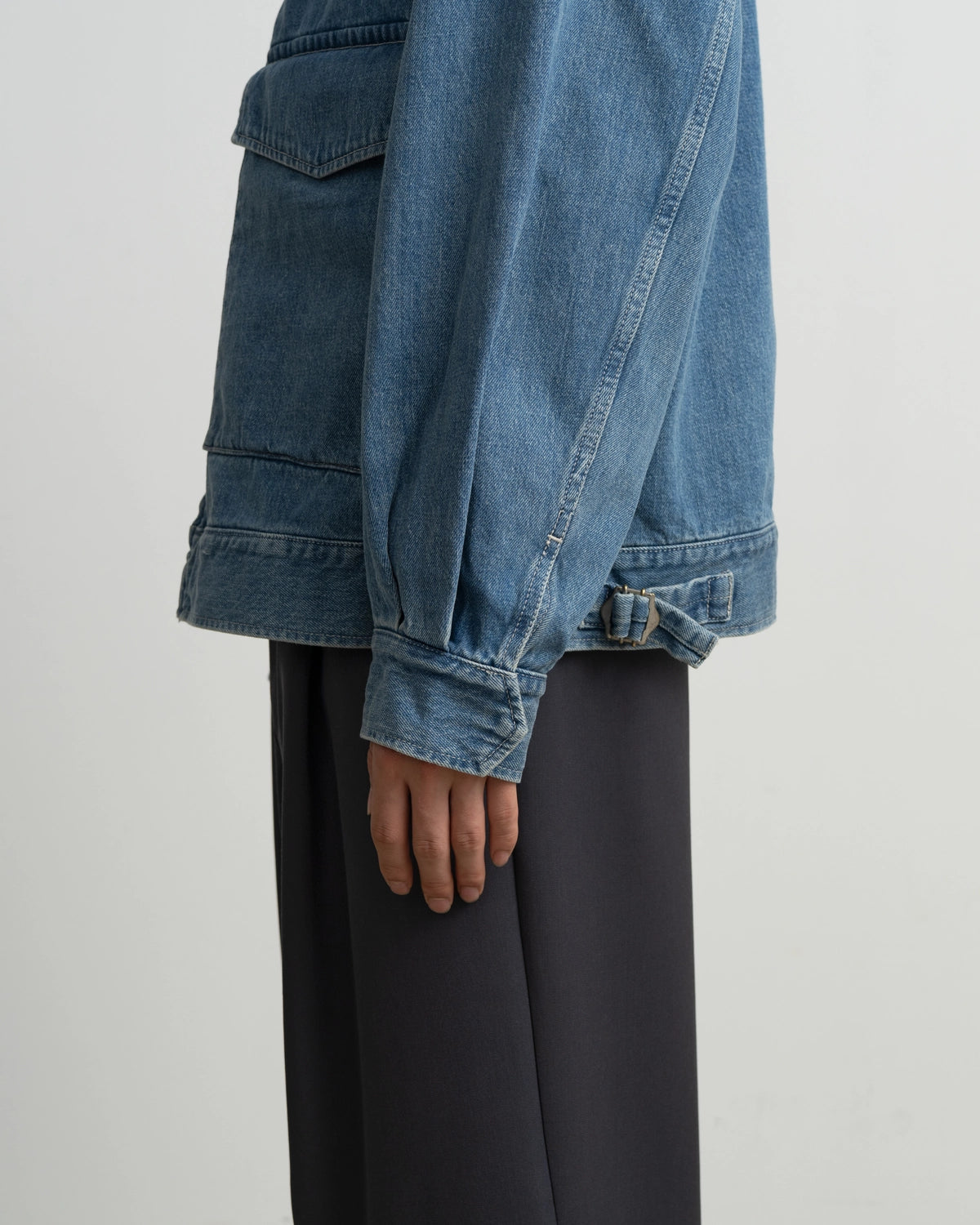 Graphpaper / Selvage Denim Zip Jacket (GU263-20056LB)