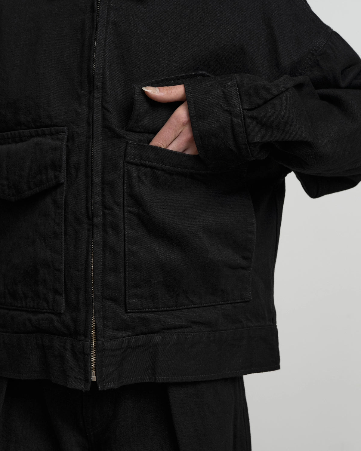 Graphpaper / Selvage Denim Zip Jacket (GU263-20056RB)