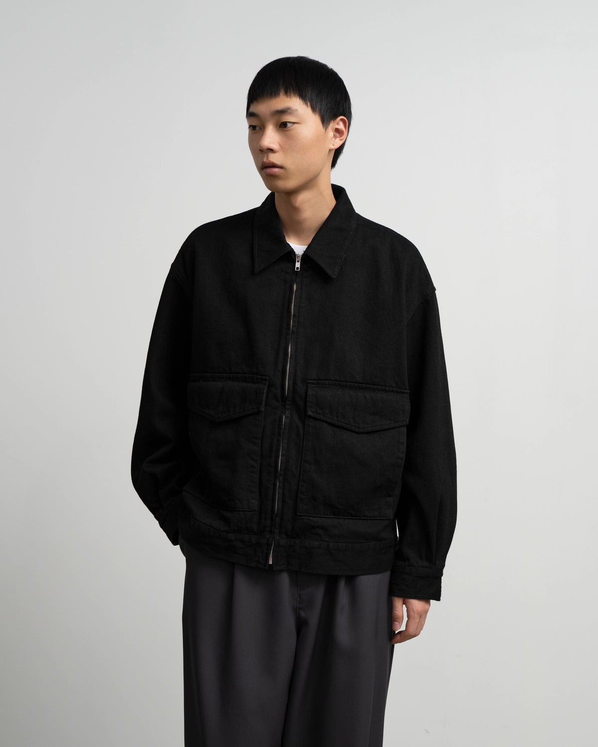 Graphpaper / Selvage Denim Zip Jacket (GU263-20056RB)