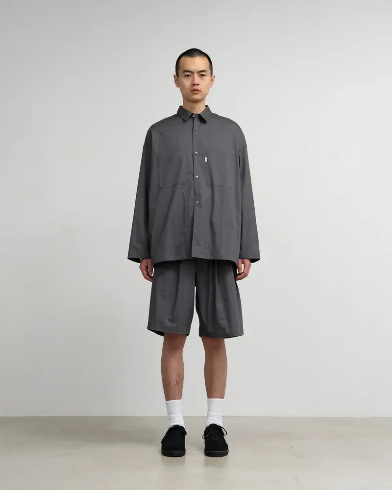 Graphpaper / Solotex Twill L/S Oversized Box Shirt (GM243-50324B)