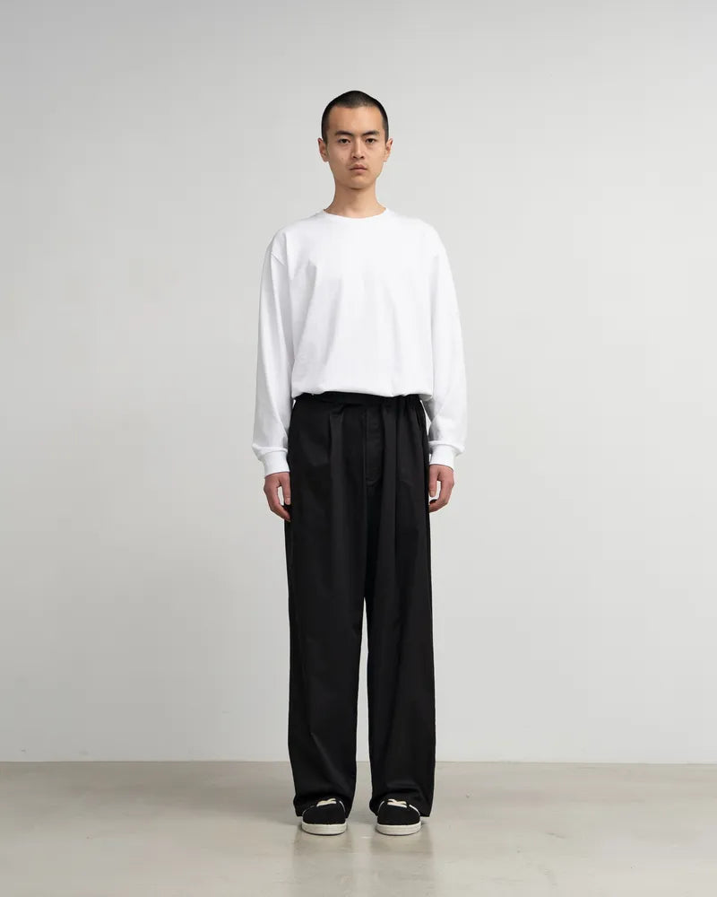 Graphpaper / Solotex Twill Slim Waisted Wide Tapered Chef Pants