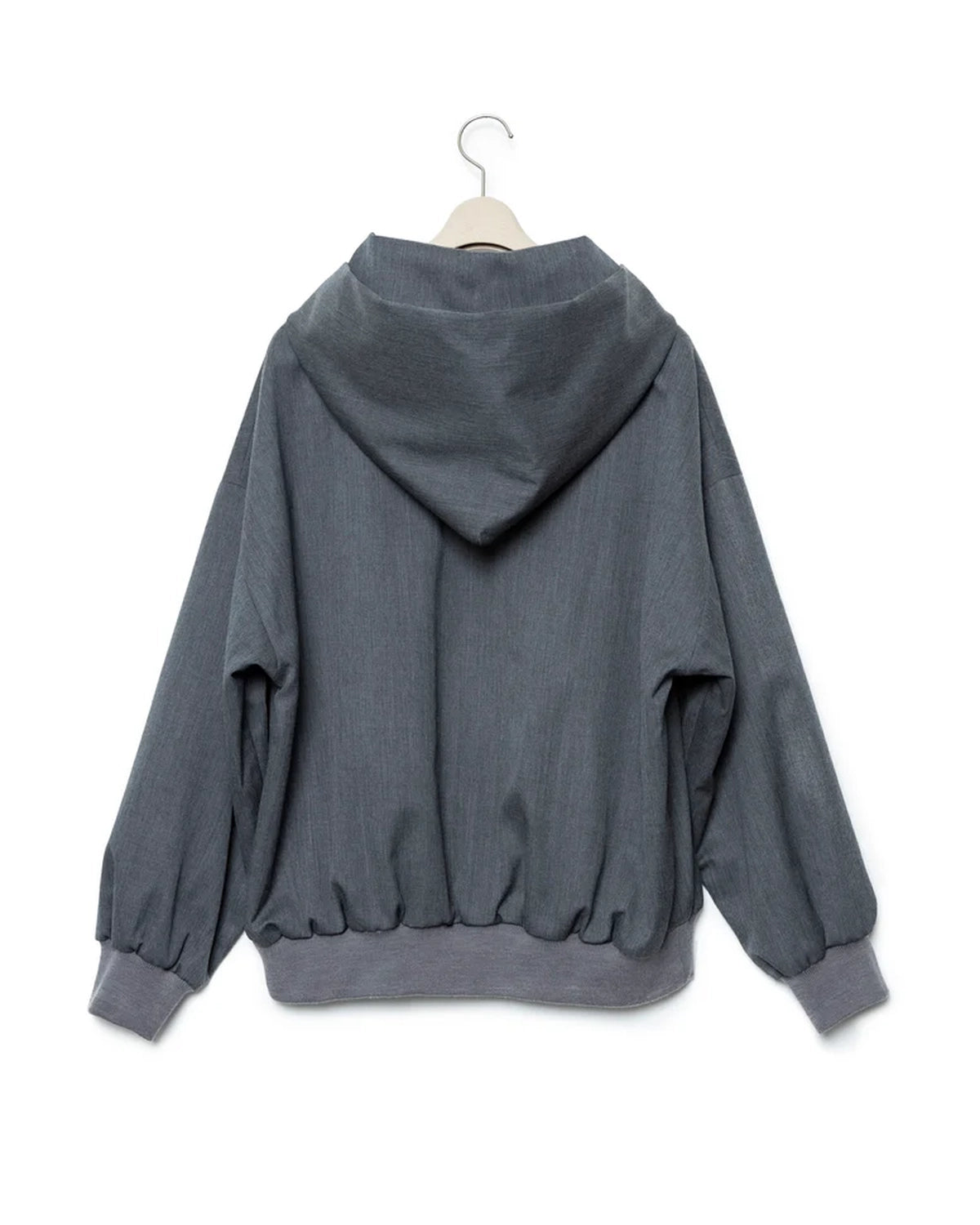 FUMITO GANRYU /  2way wool hoodie (Fu13-Bl-05)