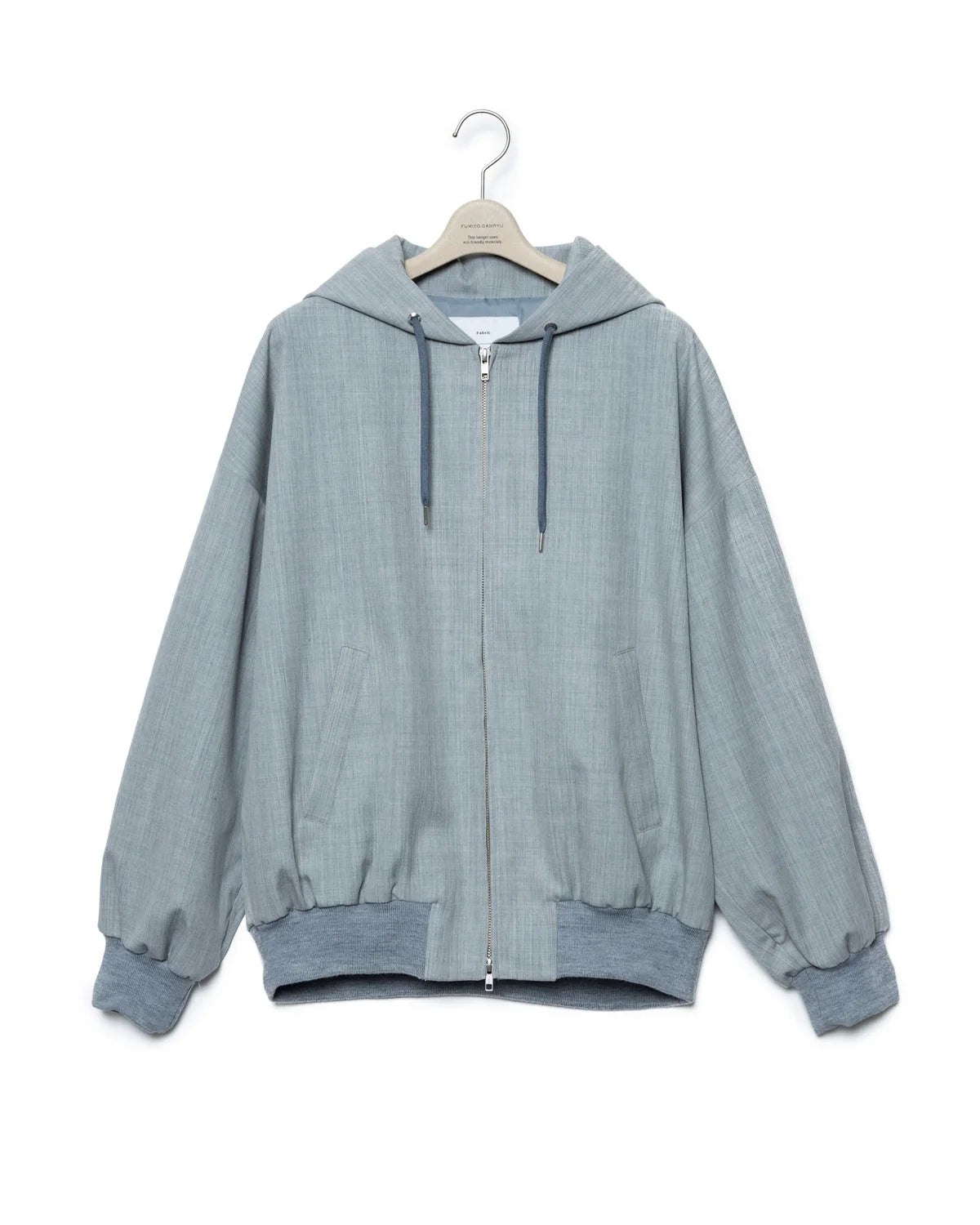 FUMITO GANRYU /  2way wool hoodie (Fu13-Bl-05)