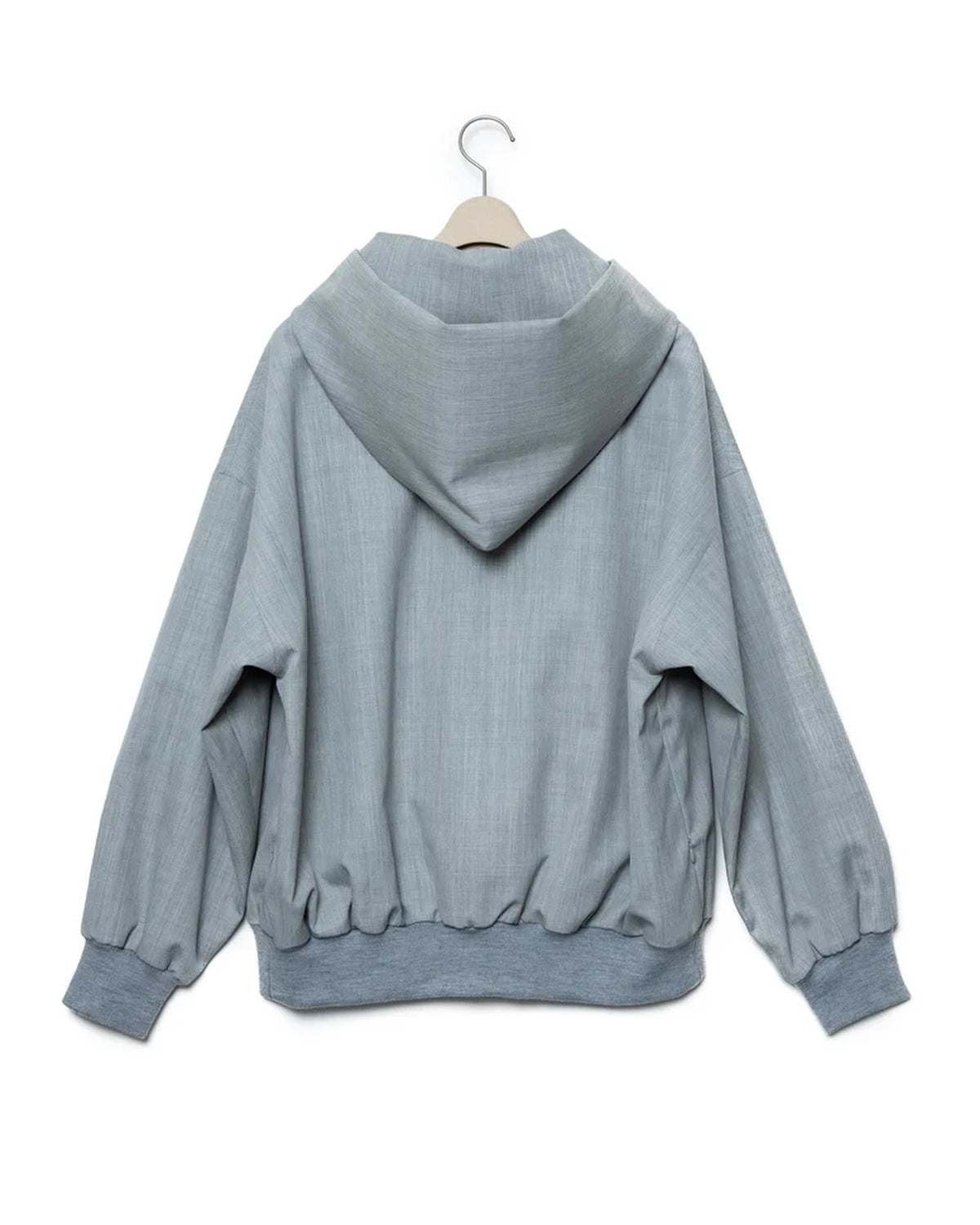 FUMITO GANRYU /  2way wool hoodie (Fu13-Bl-05)