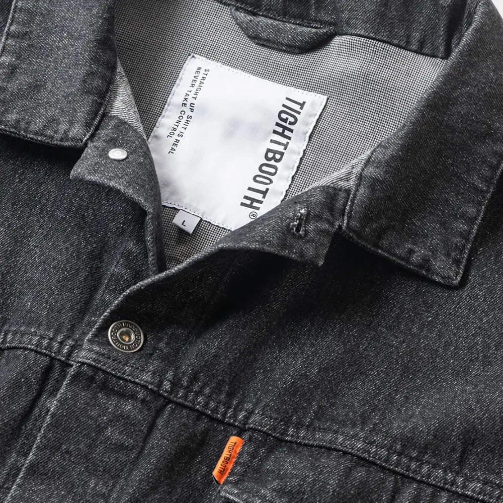 TIGHTBOOTH / LABEL LOGO DENIM JACKET (00008712)