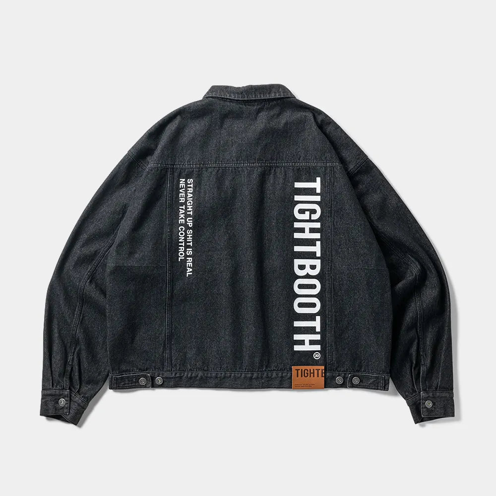 TIGHTBOOTH / LABEL LOGO DENIM JACKET (00008712)