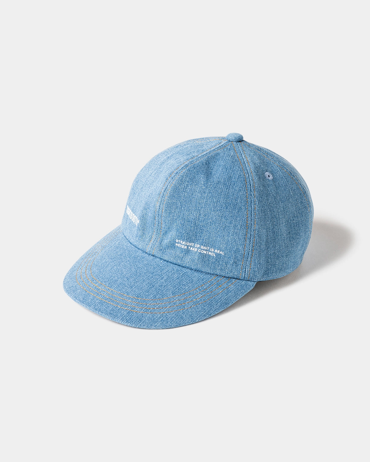 TIGHTBOOTH / LABEL LOGO DENIM 6 PANEL (SS25-H02)