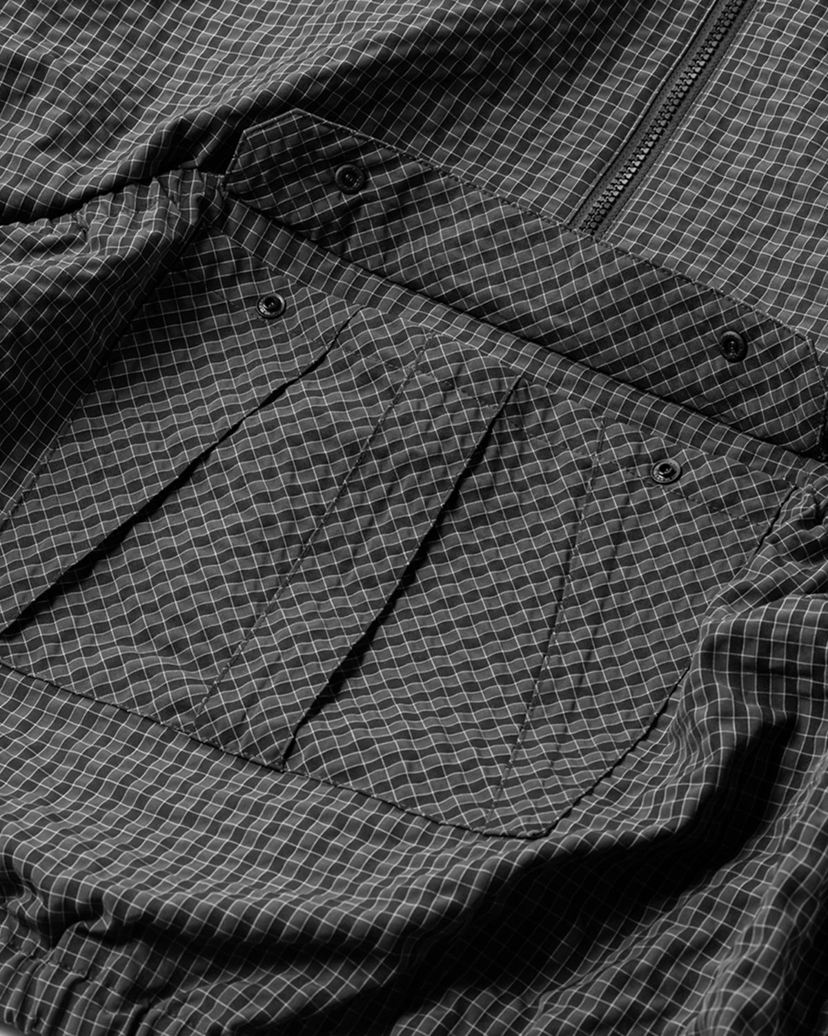 TIGHTBOOTH / RIPPLE PLAID ANORAK (SS26-JK04)