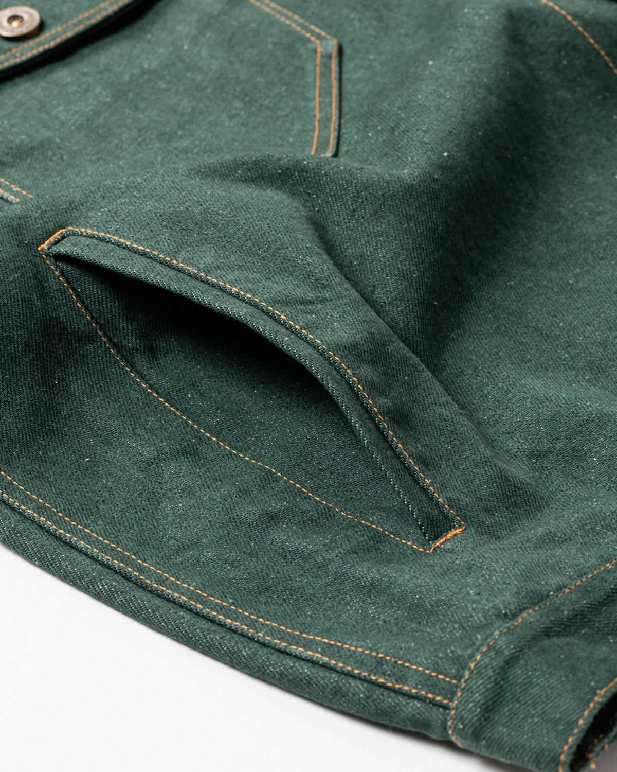 TIGHTBOOTH DENIM JACKET ダークグリーン DENIM JACKET - TIGHTBOOTH® タイトブース オフィシャルウェブサイト