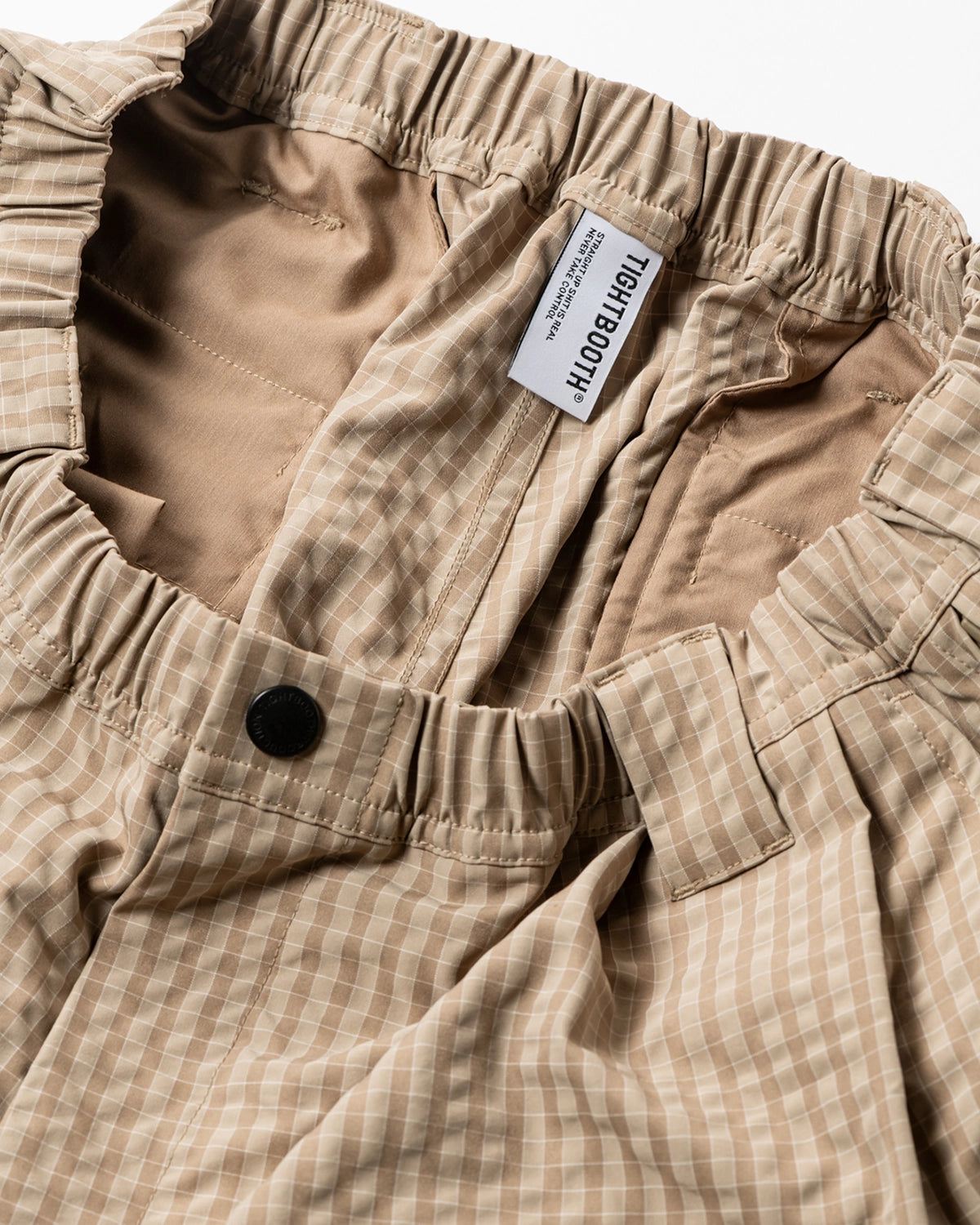 TIGHTBOOTH / RIPPLE PLAID BALLOON PANTS (SS26-B04)