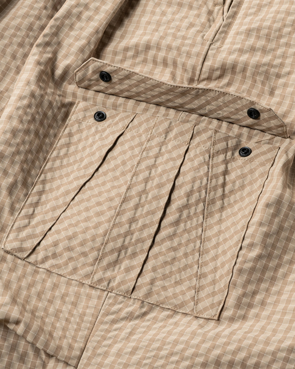 TIGHTBOOTH / RIPPLE PLAID BALLOON PANTS (SS26-B04)