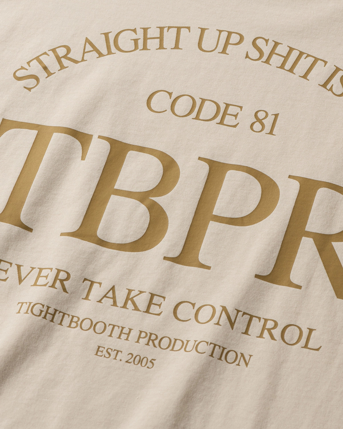 TIGHTBOOTH / STRAIGHT UP S/S T-SHIRT (SS26-T04)