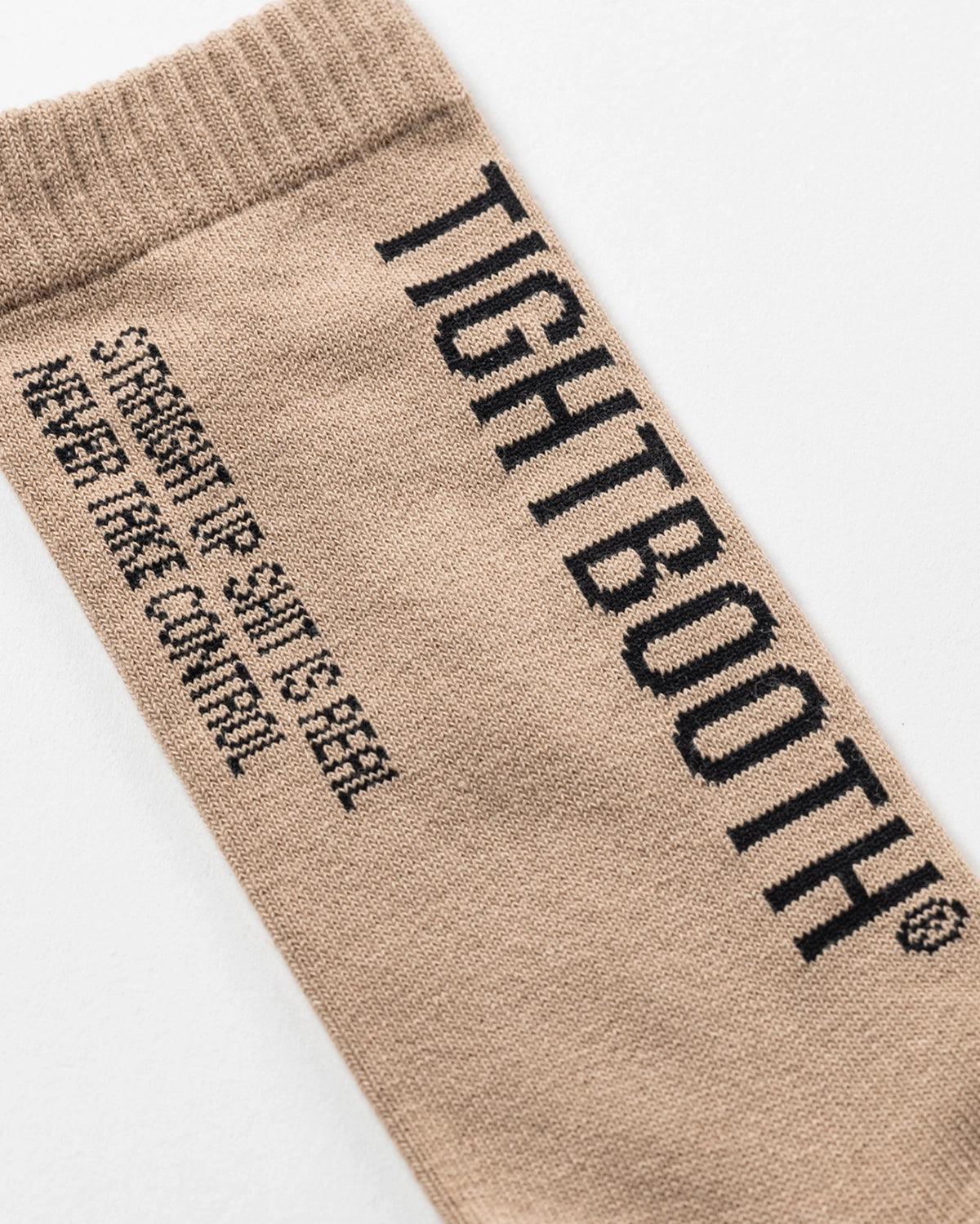 TIGHTBOOTH / LABEL LOGO SOCKS (SS26-A04)