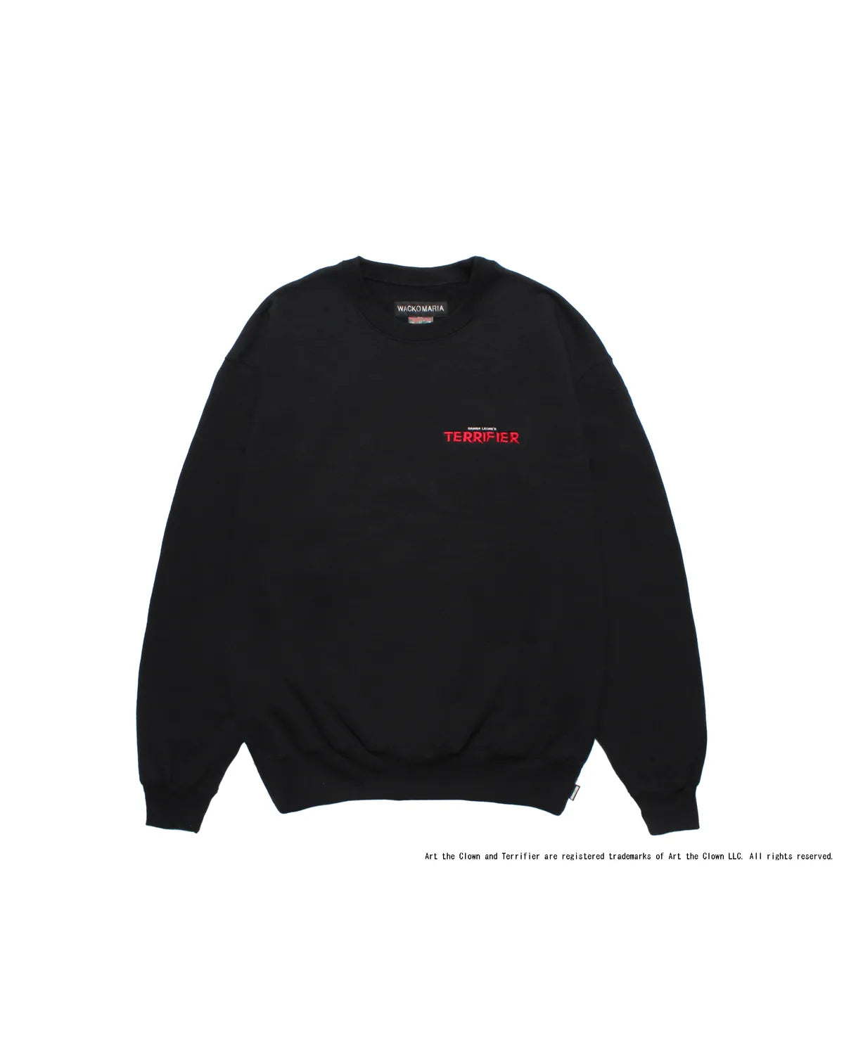 WACKO MARIA × TERRIFIER / HEAVY WEIGHT SWEAT SHIRT -TYPE 4- (TERRIFIER-WM-SS08)