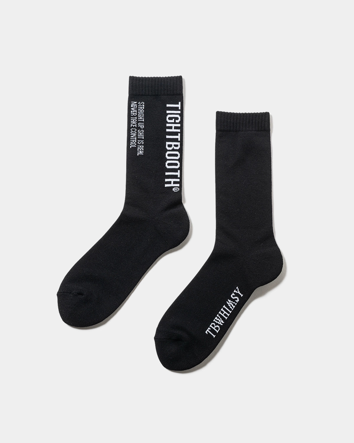 TIGHTBOOTH の LABEL LOGO SOCKS (SS26-A04)