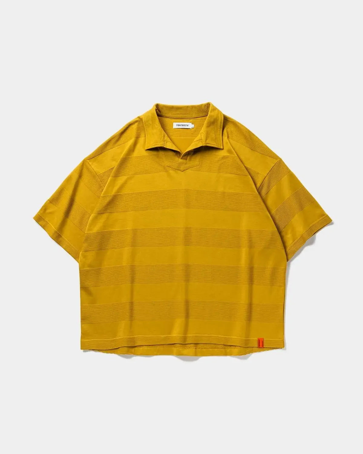 TIGHTBOOTH の RIDGE BORDER OPEN POLO (00009085)