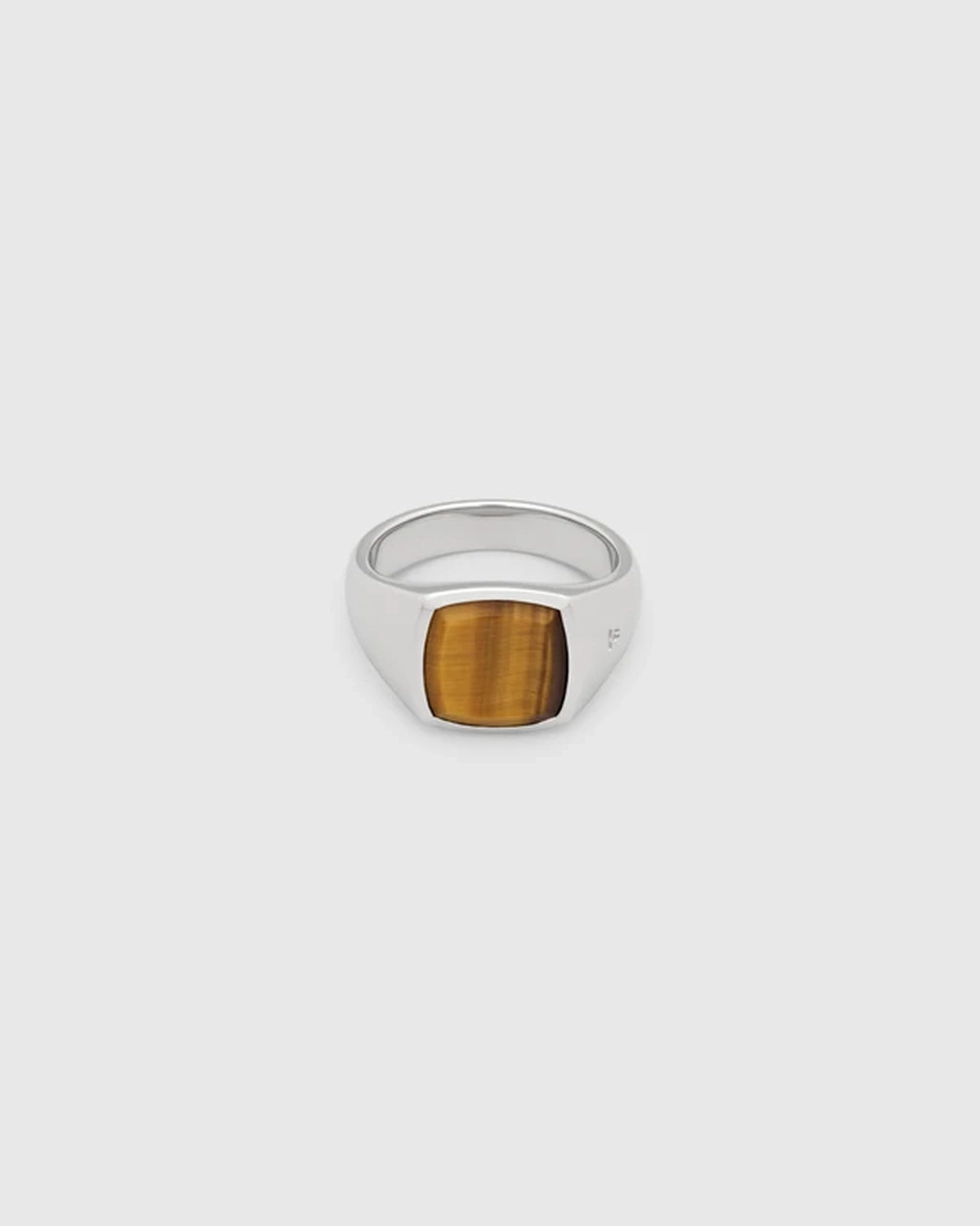 TOM WOOD の Kay Ring Tiger Eye (101438)