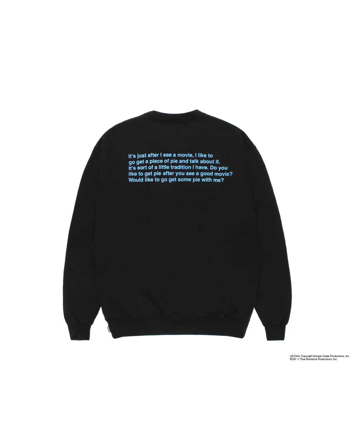 WACKO MARIA × TRUE ROMANCE / WASHED HEAVY WEIGHT SWEAT SHIRT (TR-WM-SS02)