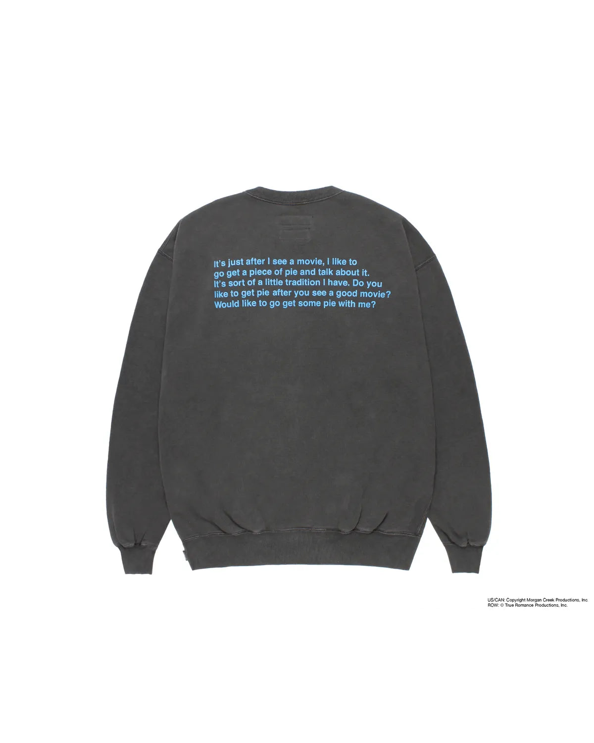 WACKO MARIA × TRUE ROMANCE / WASHED HEAVY WEIGHT SWEAT SHIRT (TR-WM-SS02)