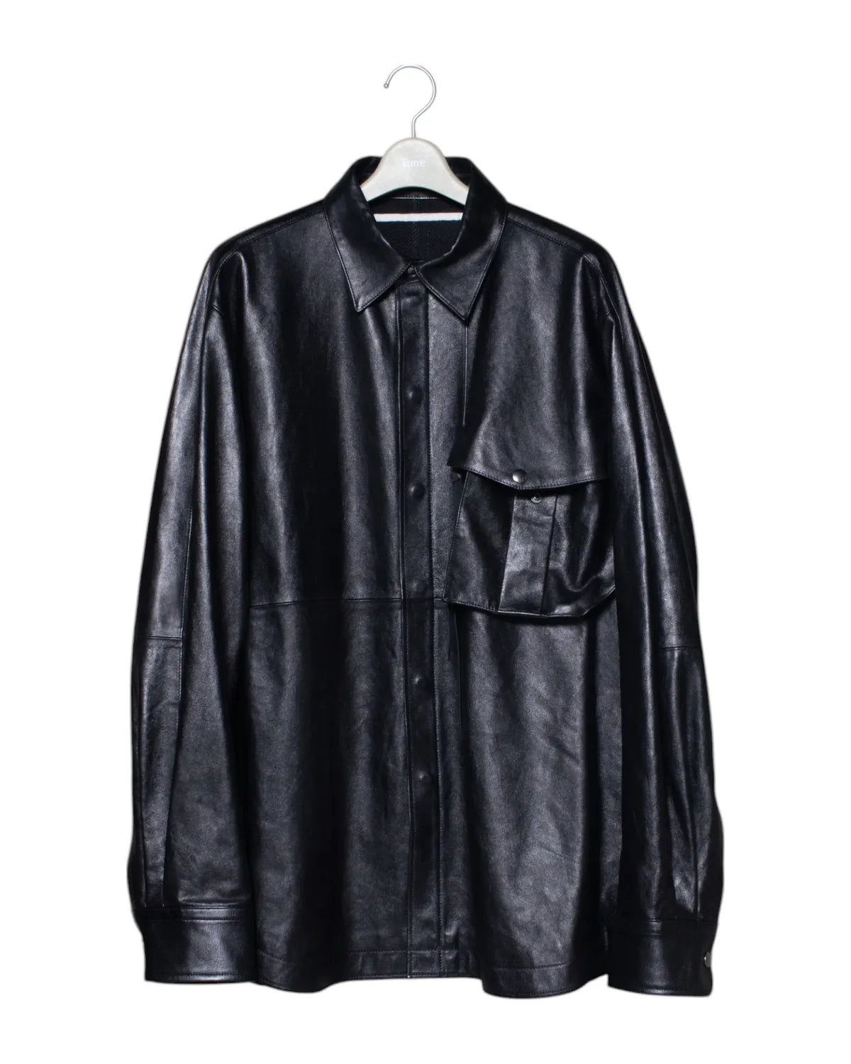 Tamme の LEATHER PCS SHIRT (25A0289)