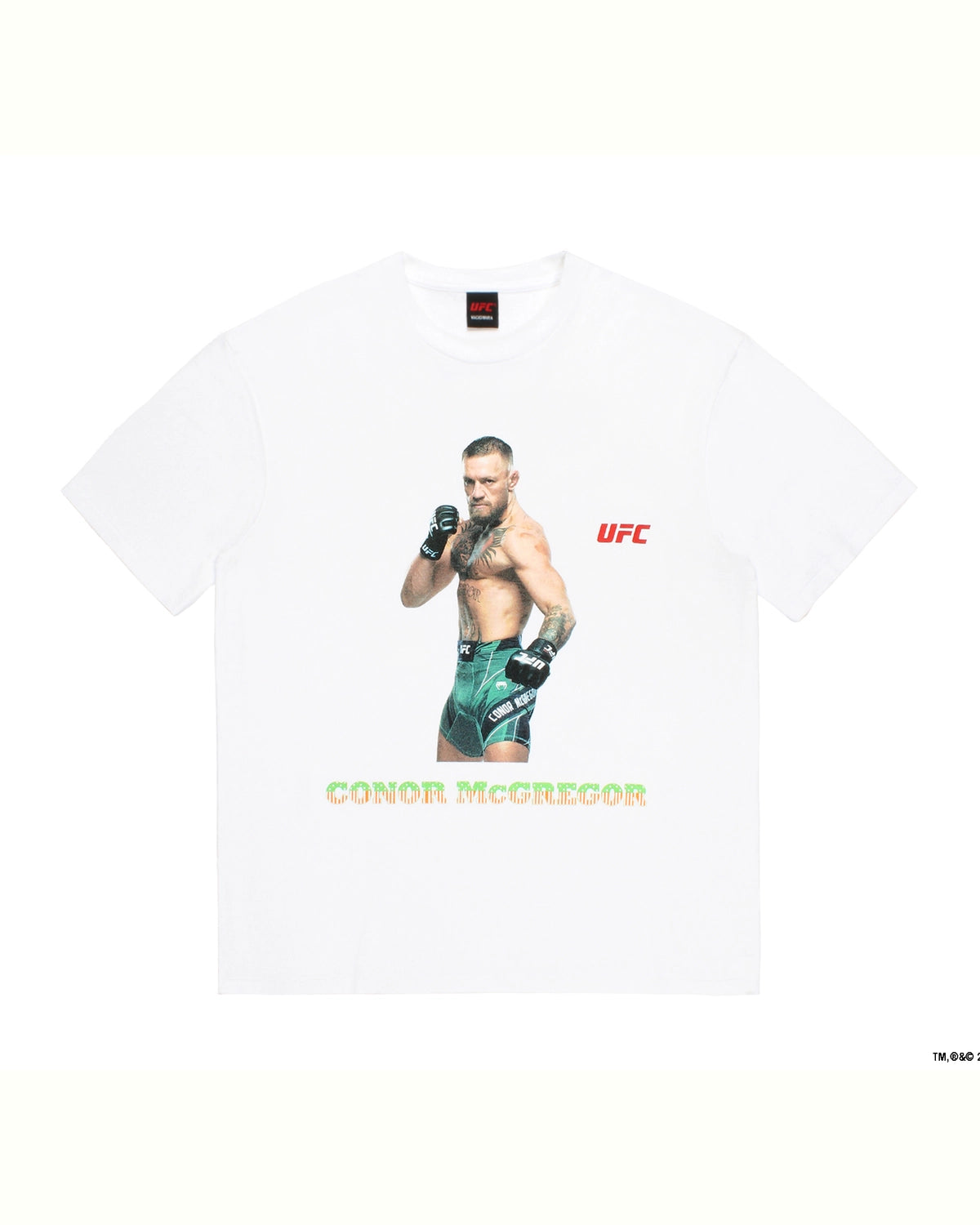 WACKO MARIA × UFC / WASHED HEAVY WEIGHT CREW NECK T-SHIRT -TYPE-2- (UFC-WM-WT02)