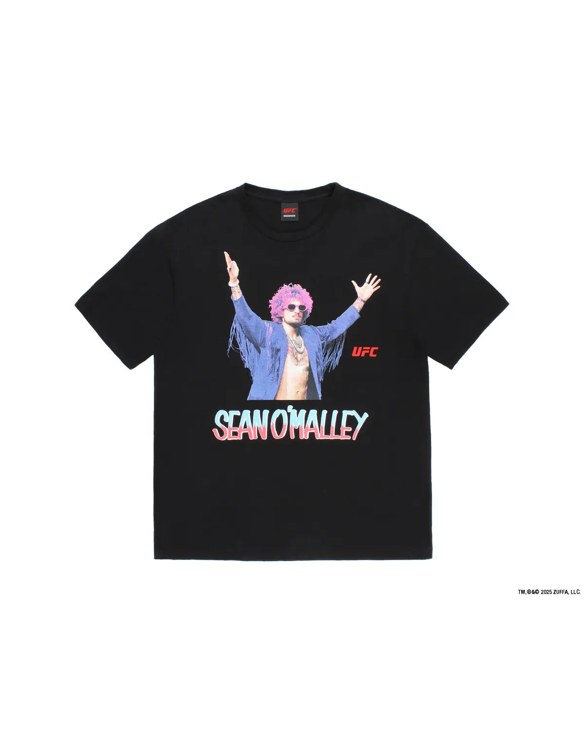 WACKO MARIA × UFC / WASHED HEAVY WEIGHT CREW NECK T-SHIRT -TYPE-4- (UFC-WM-WT04)