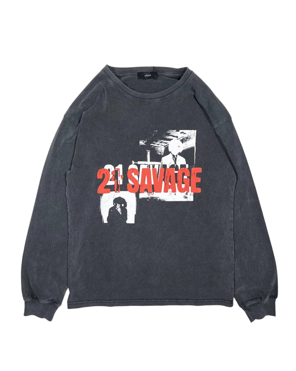 U/MUSIC の 21 SAVAGE AMERICAN DREAM LS TEE (UM-HR1-0000-010)