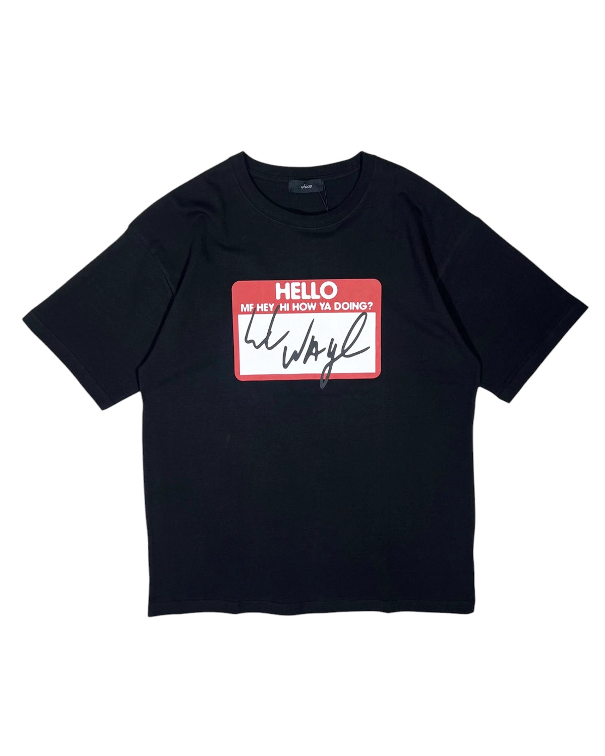 U/MUSIC の LIL WAYNE HELLO BOX LOGO SS TEE (UM-HR1-0000-001)