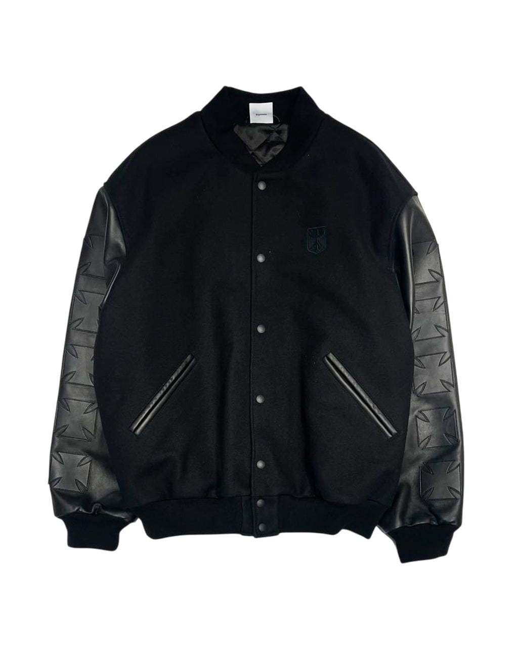 VETEMENTS (ヴェトモン) / BIKER CROSS EMBROIDEREDVARSITY JACKET