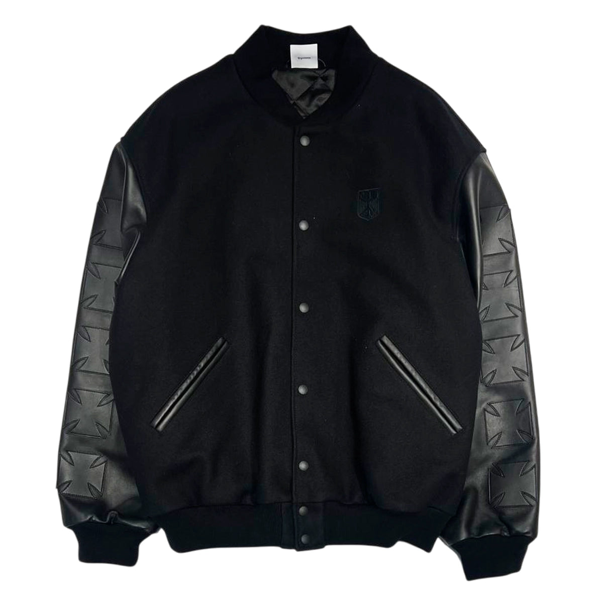 VETEMENTS (ヴェトモン) / BIKER CROSS EMBROIDEREDVARSITY JACKET VETEMENTS (ヴェトモン) / BIKER CROSS EMBROIDEREDVARSITY JACKET