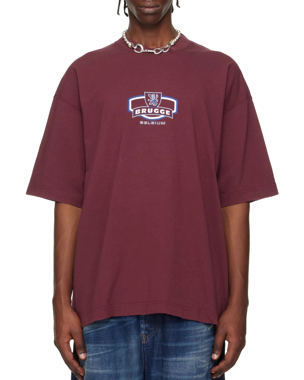 VETEMENTS の BRUGGE TOURIST T-SHIRT (ME76TR248OX)